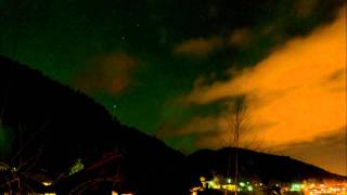 Nordlys i Molde timelapse