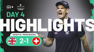 Highlights: Great Britain v Switzerland | Davis Cup 2023