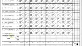 Baseball - Scorekeeping Part 1 of 4 - Setup