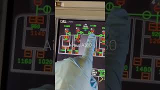 Airbus A350 vs A380 fuel system architecture on ECAM #airbus #a350xwb #a380 #fuel #airbusaircraft