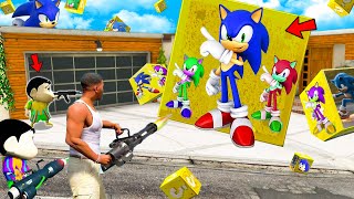 GTA 5: SHINCHAN AND FRANKLIN Opening BIGGEST "SONIC" LUCKY BOXES in GTA 5! (GTA 5 mods)