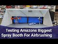 Testing Amazon's Biggest Spray Booth For Airbrushing