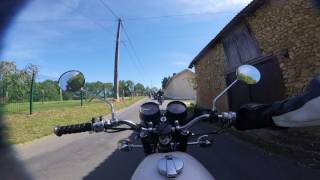 KAWASAKI 250 S1 HIGGSPEED PIPES BERGERAC Beau soleil Samedi 15 07 2017 6