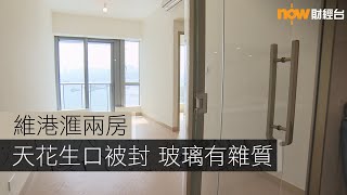 20231222 樓市每日睇﹣新屋入伙：維港滙兩房 天花生口被封 玻璃有雜質