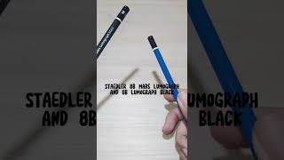 Staedtler 8B Mars Lumograph Vs. 8b Mars Lumograph Black