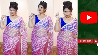 Home Made Indoor Classic Saree Shoot ||  Classic Handloom Saree Shoot Video