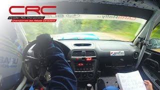 Inside CRC: LeBlanc Subaru Crash at Rallye Défi 2014