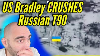 US Bradley SMOKES Russian T90!