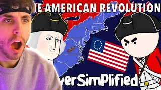British Reacts To The American Revolution - OverSimplified (Part 1)