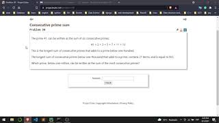 Solving Project Euler problem | Python | Project Euler