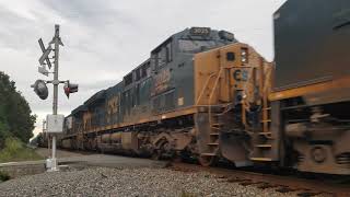 CSX Freight Train with \