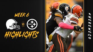 2020 Pittsburgh Steelers Game Highlights: Week 6 vs Cleveland Browns