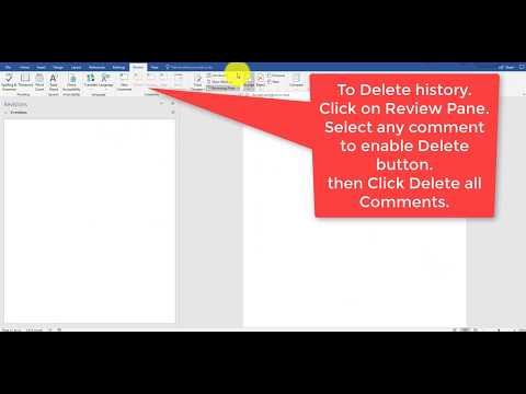 How to Disable Track Changes and Clear Review Comments from document. How to Disable Track Changes and Clear Review Comments from document.