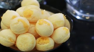 ขนมปังชีสบราซิลเลียนไส้ชีส : Stuffed Brazilian Cheese Bread