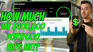 How much my $402,000 Dividend Portfolio PAYS ME! Robinhood Investing