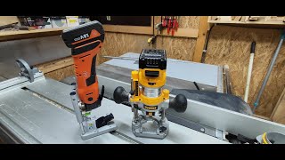 DeWalt DCW 600 _ Fein Multimaster 700 _ Festool OSC-AH