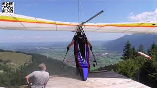 Eckart von Luttitz - Drachenfliegen Start Hochplatte