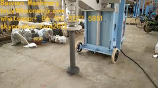 Molten aluminum liquid degassing and refing machine