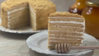 Medena torta ili MEDOVIK - najbrži recept (detaljno)