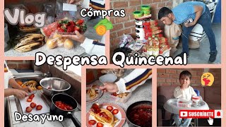 ✅Despensa Quincenal 🏡👨‍👩‍👦 / 😋Haciendo Panqueques y Mermelada🥰 + ❤Organización de mi Despensa💯.