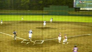 女子プロ野球京都アストドリームス・4番川端タイムリーヒット.MOV