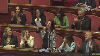 Pirro - Intervento in Senato (23.04.24)