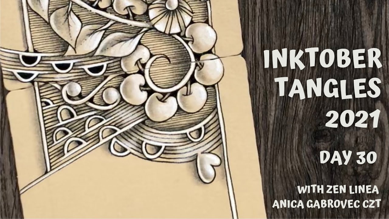 Inktober Tangles 2021 • Day 30 • Tabs - YouTube