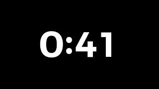 41 Seconds | COUNTDOWN Timer 🔥 ( No Copyright )