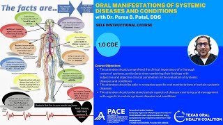 Oral Manifestations of Systemic Diseases and Conditions with Paras Patel, DDS