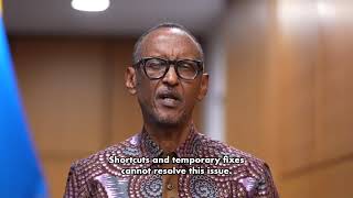 H.E Paul kagame mwijamborye ryizacyane yifurije abanyarwanda ni shuti zurwanda umwaka mwiza