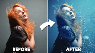 How to Make Underwater Effect in Photoshop | Photoshop Tutorial | Photo Effect