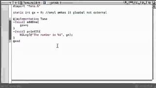 Objective C Programming Tutorial 45 Static Variables YouTube