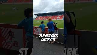 St James Park, Exeter City A very friendly ground!