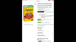 Chyyrp - $2.99 Amazon Deal 5/2/23,  Cheerios, 18 oz #amazondeals #amazonfinds #costcodeals