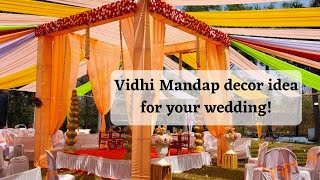 Vidhi Mandap Decor Idea For Wedding | Indian Wedding | Wedding Season | Pastel Decor