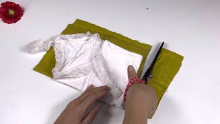 Tips sewing clothes! If you're a beginner, you'll be amazed at this quick and easy sewing method