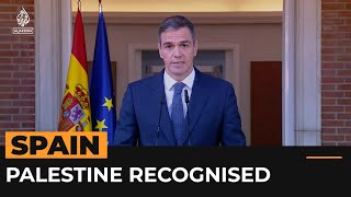 Spain formally recognises Palestine as a state | Al Jazeera Newsfeed