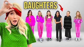 Mom Tries to Find Her SEVEN Daughters Blindfolded! *emotional*