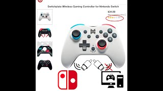 cokem Switchplate Wireless ish mobile Gaming Controller for Nintendo Switch