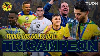 ¡TODOS LOS GOLES! 🦅🏆 GOLAZOS de las TRES FINALES del América | TUDN