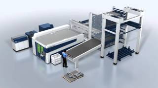 TRUMPF Automation TruLaser 5030 Fiber with TruStore \u0026 PartMaster