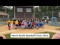 Morris Knolls Baseball celebrates Championship with Little Leaguers✨⚾️💫