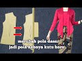 membuat pola kebaya kutu baru