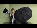 double layer inverted umbrella with c shaped handle spar saa umbrella