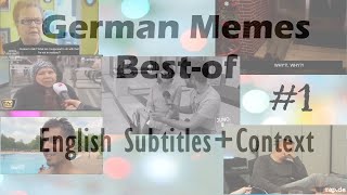 More German Memes with English Subtitles + Context