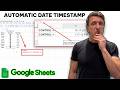 How To Automatically Insert Date And Timestamp In Google Sheets
