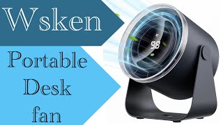 Wsken desktop rechargeable fan electronics and gadgets