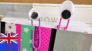 Cool Bookmark with Wiggley Eyes | Super Easy & Fast to Make | DIY
