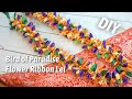 How To Make This Beautiful Bird of Paradise Hawaiian Flower Ribbon Lei