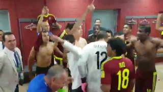 Celebración de Venezuela del pase a la final del Mundial sub 20